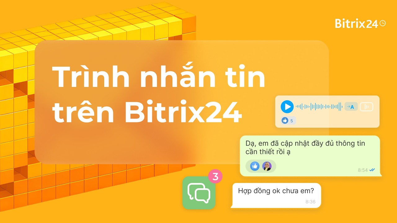 Trình nhắn tin Bitrix24: Giao tiếp nội bộ và cộng tác hiệu quả | Khóa học Bitrix24 nhanh, Tập 3