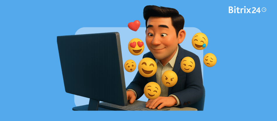 Nền kinh tế Emoji: Nghiên cứu của Bitrix24 về cách emoji định hình môi trường làm việc số