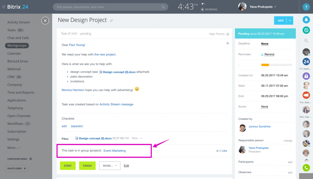bitrix24 group tasks