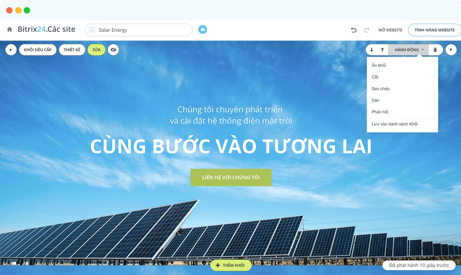 Trình tạo trang web