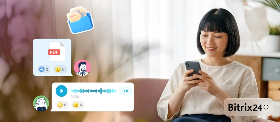 Khám phá những tính năng mới của Trình nhắn tin Bitrix24