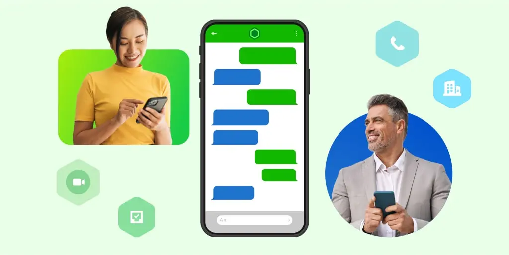 Bitrix24 Collab trong ứng dụng di động