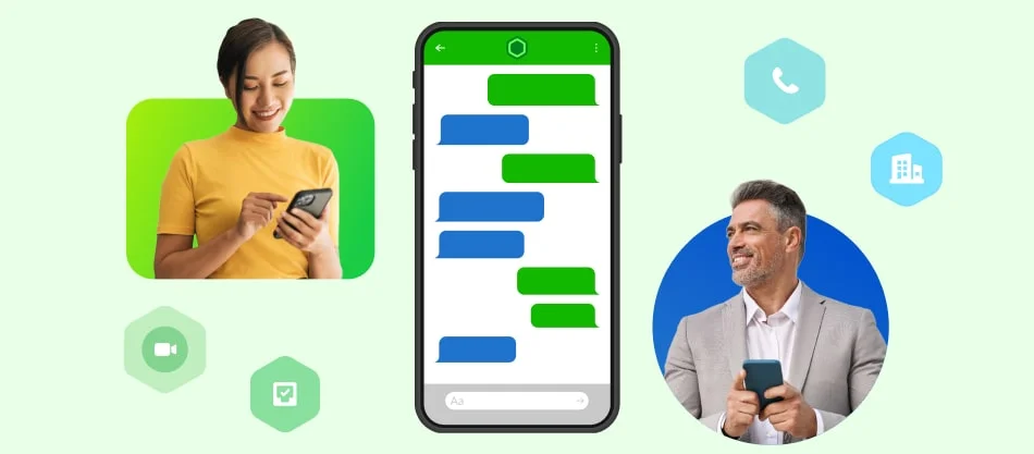 Bitrix24 Collab trong ứng dụng di động