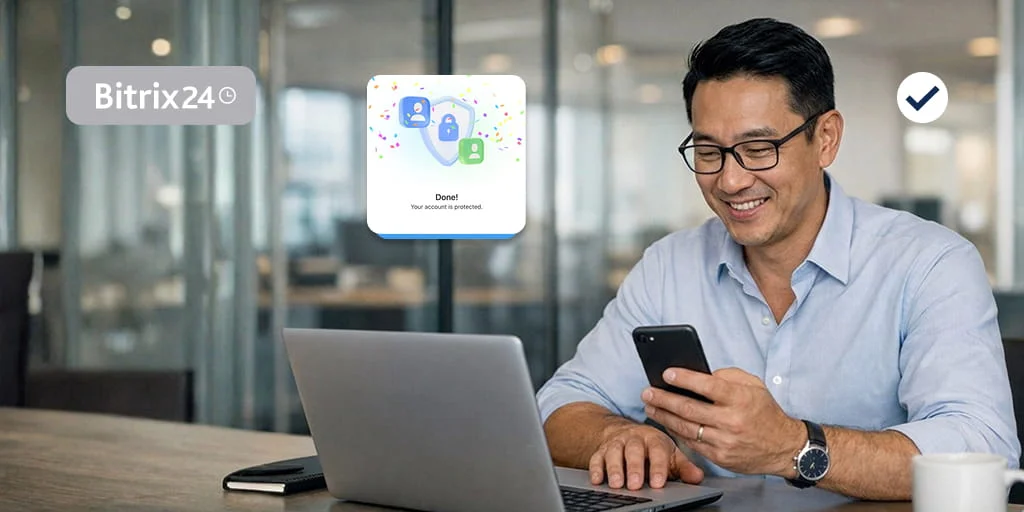 Tăng cường bảo mật dữ liệu với xác thực hai yếu tố trong Bitrix24