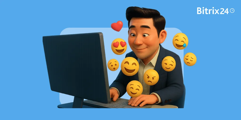 Nền kinh tế Emoji: Nghiên cứu của Bitrix24 về cách emoji định hình môi trường làm việc số