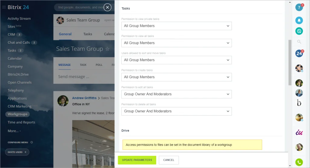 bitrix24 group task