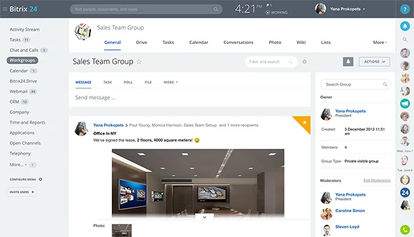 bitrix24 stream